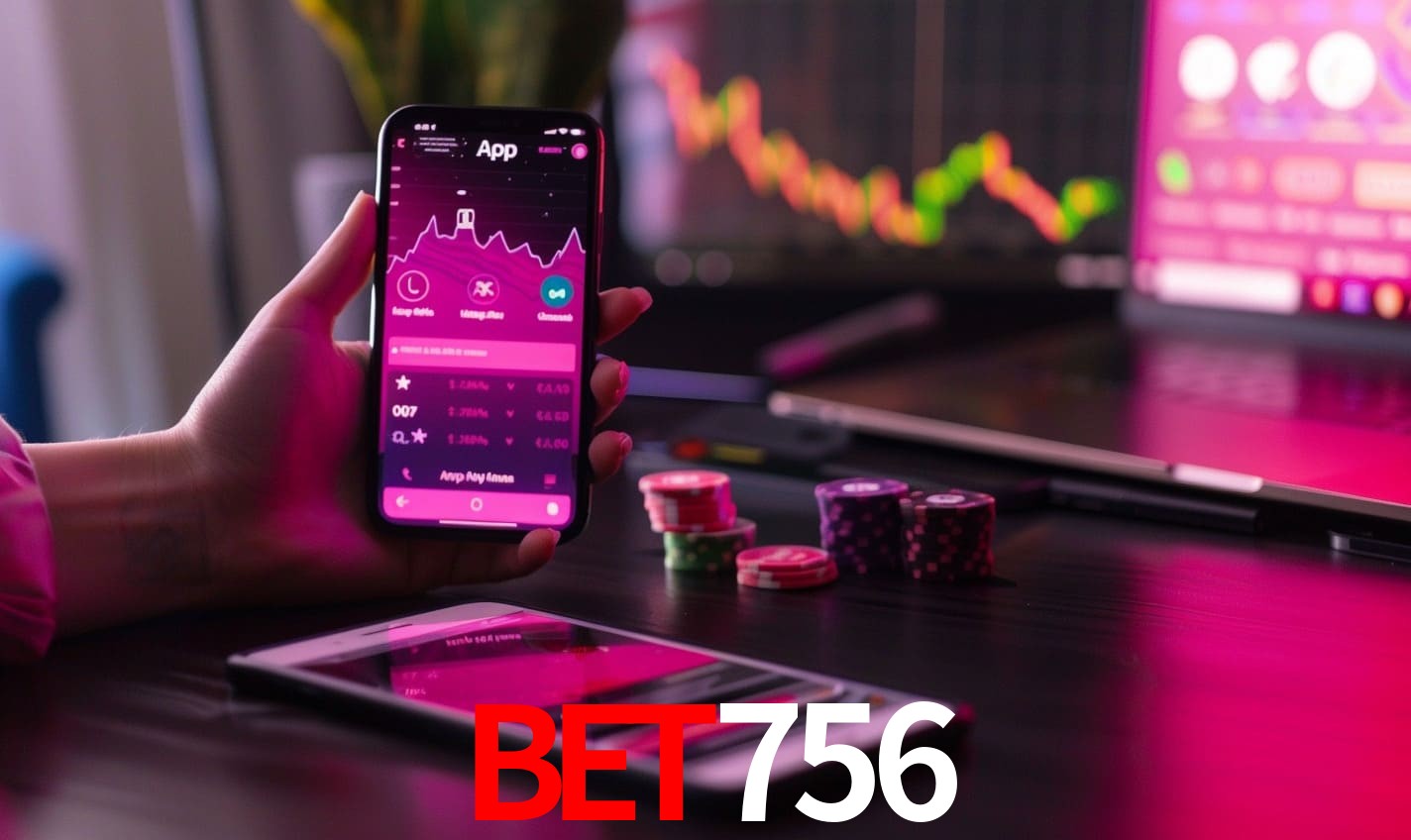 Comparação APP mobile vs versão web da bet756